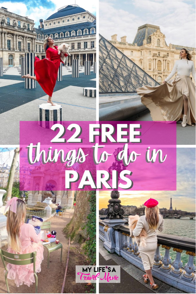 Paris doesn't have to be expensive! After living in Paris for 2 months, here's 22 free things to do in Paris so that you can stay longer without breaking the bank! My favorite free things to do in Paris are going to the many parks, free museums, and doing free walking tours!