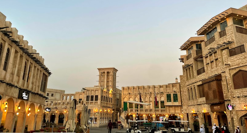 souq waqif doha long layover in qatar