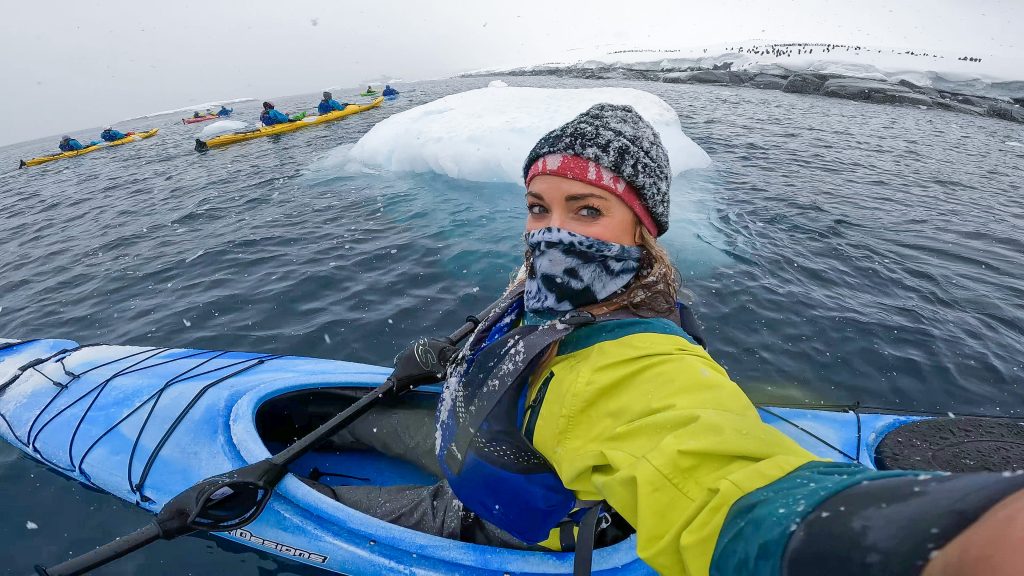 sea kayaking in antarctica