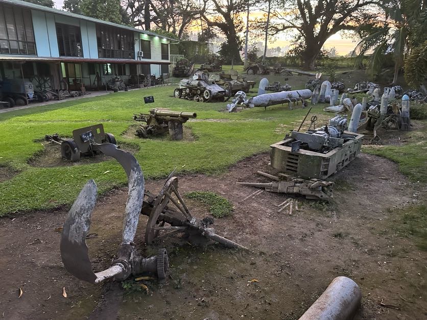 wwii paraphanelia in papua new guinea