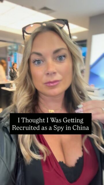 I bought a new phone in China bc you get a decent tax refund, but soon after, it started talking to me in Chinese, and then people started calling it and sending text messages!

I honestly felt like I was in a movie, where you find a phone and then suddenly you’re forced to carry out some crazy mission or something! 

Turns out, for some reason, the girl who sold me the phone put her own SIM card in it to activate it (no idea why), and it was all her friends calling her. 😂

Anyway, FYI you’re NOT supposed to open any tax refund products from their boxes before you leave the country! And you have to get the papers signed/approved BEFORE and after customs! Makes a few hundred dolla difference!

————

New here? Hi! I’m Alyssa Ramos @mylifesatravelmovie, one of the world’s most experienced solo female travelers who has been to 146 countries plus Antarctica 4x. Follow here for bucketlist and  peculiar travel destinations and encounters!