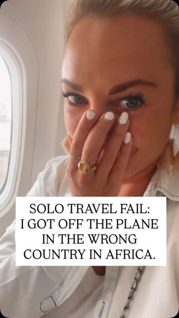 I got off the plane in the wrong country in Africa and almost got left in a small remote town with limited flights 😬

What had happened wasssss…I was flying from Zanzibar (Tanzania) to a country called Burundi but was not aware of a quick stopover, so when we landed, I saw a welcome celebration, assumed I was in Burundi, then got distracted watching the ceremony and didn’t realize my hosts weren’t there…

Luckily, an airport worker came to find me, it wasn’t hard because I was the only foreigner there, but I accidentally made the whole plane wait an extra 20 minutes 🤦‍♀️ 

Cool experience though! However if I had realized I was in the wrong country, I would have had a panic attack.

How bout you?

———————-

For anyone new here: Hi! I’m Alyssa Ramos of @mylifesatravelmovie - one of the most traveled and most experienced solo travel women in the world! I’ve been to 146 countries so far over 12 years, and love rare destinations and animals! My goal is to inspire you to travel off the typical path and to shatter negative stereotypes about “dangerous” destinations. Follow me for expert tips and inspiration!