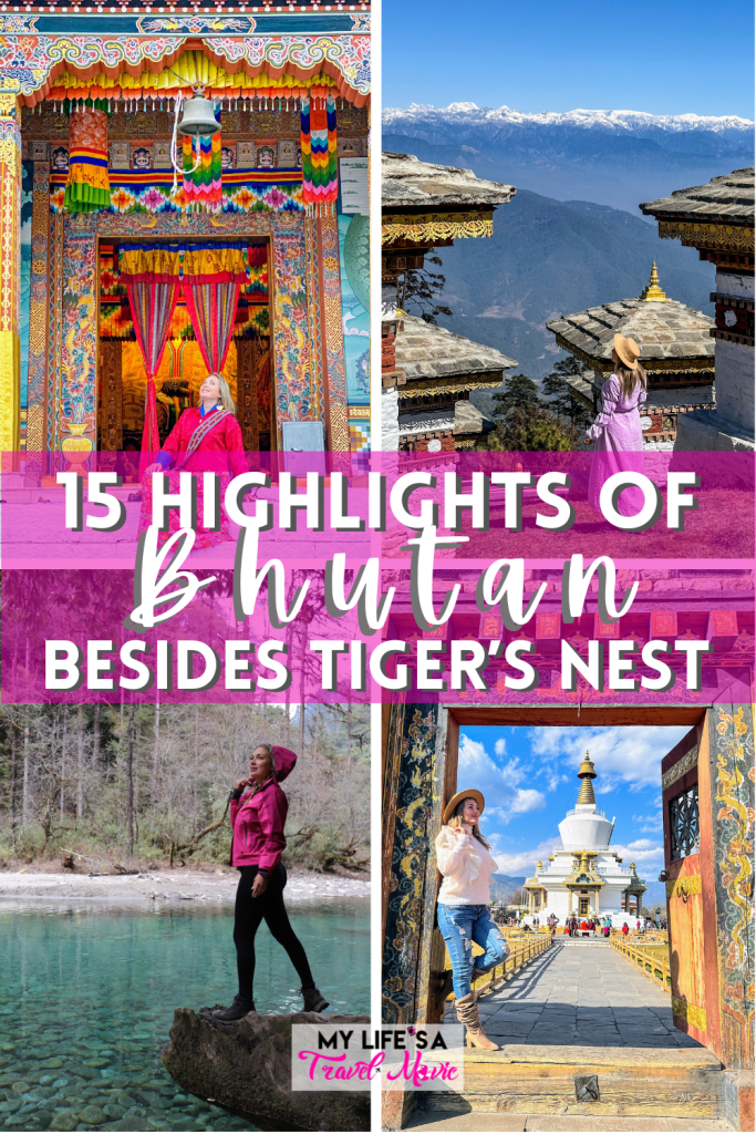 You can only travel to Bhutan with a tour company, it's a government rule, and a good one, because otherwise most people would miss these 15 highlights of Bhutan besides Tiger's Nest!