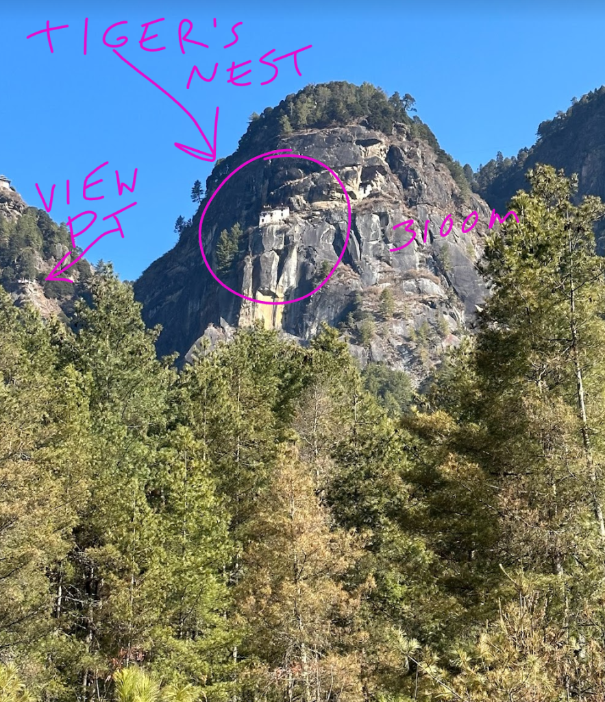 map of tiger's nest temple and viewpoints mylifesamovie.com