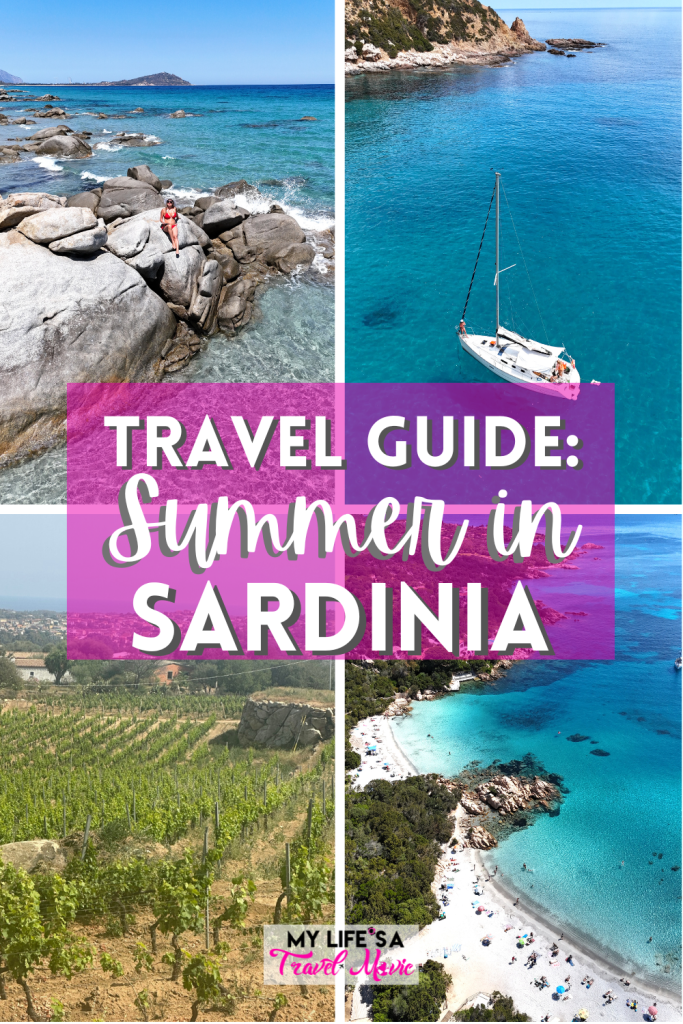 A complete guide to spending summer in Sardinia, covering the north to south along the west coast of the island! I've been living here for a few months with my fiance now (who I met here and lives here) so check out my local tips for Sardinia!  MyLifesATravelMovie.com