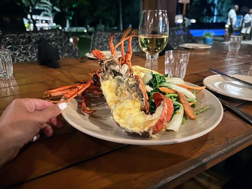 lobster at coral sea resort honiara solomons