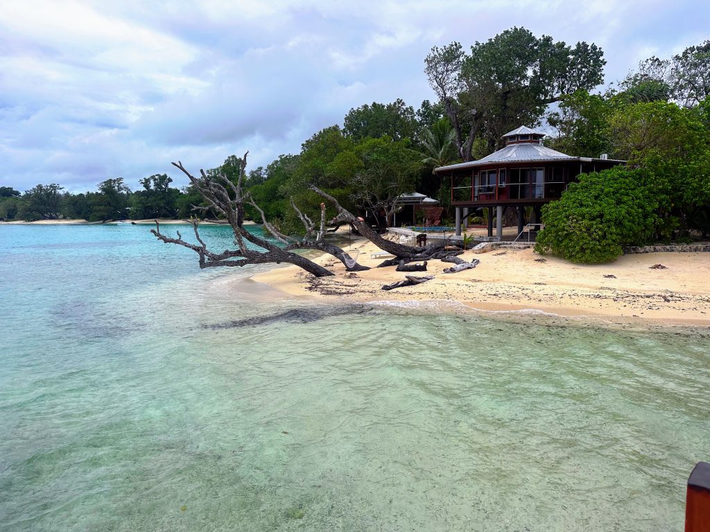 over water villa in espiritu santo vanuatu islands