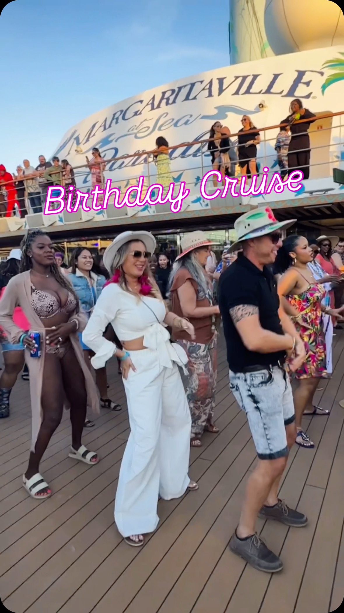 My Birthday Bahamas Cruise! You’d think I wouldn’t wanna get on another ship so soon after Antarctica but here we are aboard the @margaritavilleatsea 🤪🛳️😂

So grateful that so many of my family and travel friends came for this 4 day long celebration at sea, we were only missing one fluffy boi….but maybe in the future when I find his reincarnation I’ll do this again bc fun fact! This will be the first cruise line that is going to be allowing pets onboard next year!!! (Ones other than service pets)

Another fun fact is that this ship uses the same management as my last Antarctica ship (learnt that from the captain), and my suite was almost identical!! 

More fun facts…it was my partner’s first cruise, first time in Bahamas, first Macarena dance, and first time wearing cruise attire, which he absolutely loved, and all was very entertaining to behold 😂

Anyway, I can’t believe I’m 37….time flies when each year starts with big travel plans for the whole year, including one major personal plan …that I should probably start planning!

Thank you all for the bday wishes, and even more so for all of the love you sent for Oscar! Wishing you all an incredible start to the new year!

#hbd #happybirthday #bahamas #margaritavilleatsea #birthdaycruise #mylifesatravelmovie #palmbeach