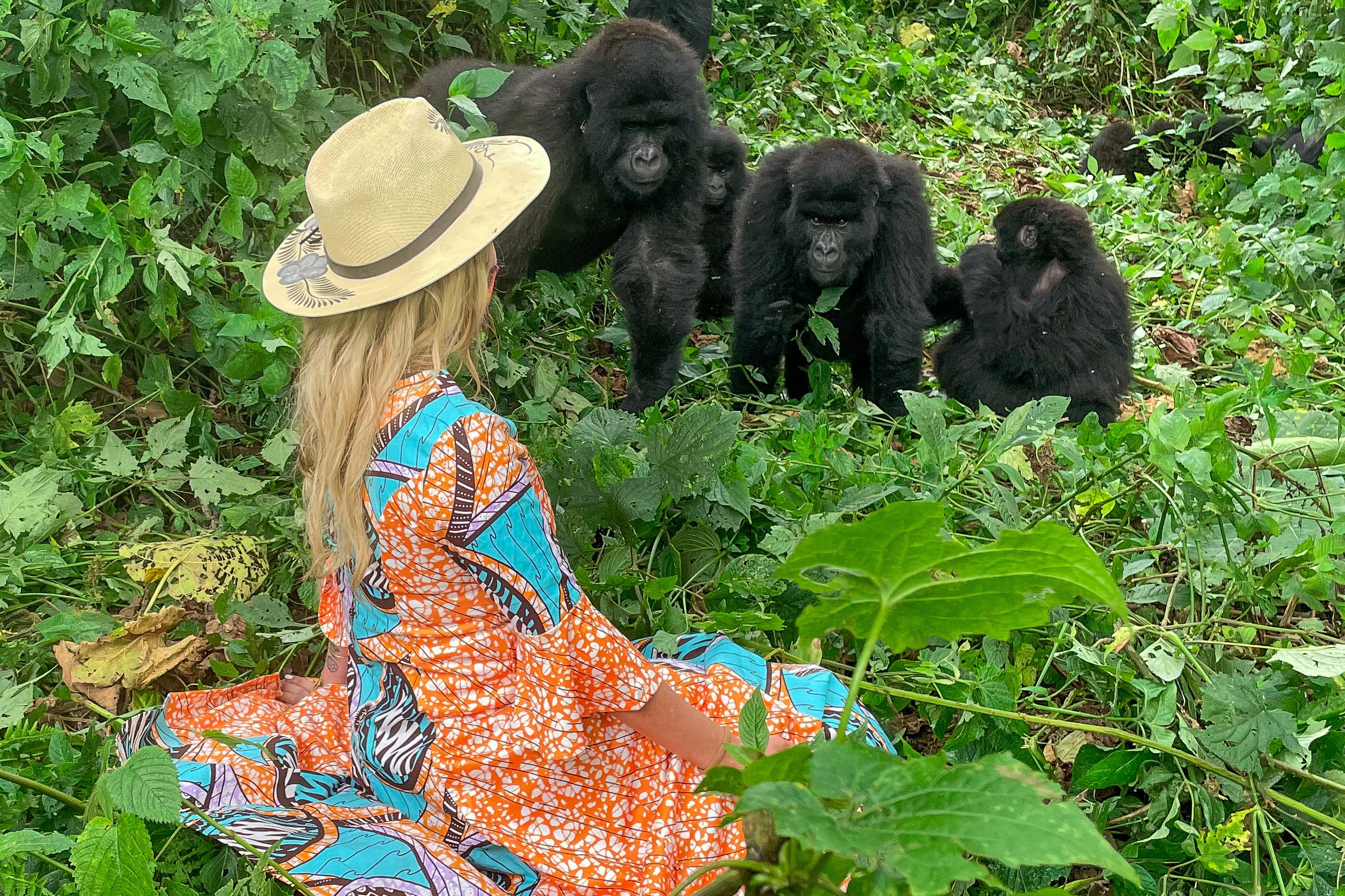 Gorilla Trekking in D.R. Congo featuring Alyssa Ramos of mylifesamovie.com