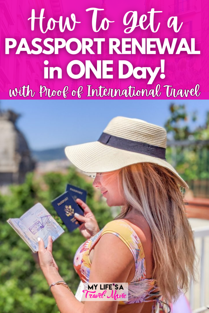 Here's an easy way to get a US passport renewal in one day or less! You just need proof of upcoming international travel within two weeks of an appointment, and to be able to get to a city that has available appointments! I flew from Miami to San Francisco to do this and my passport was ready in four hours!