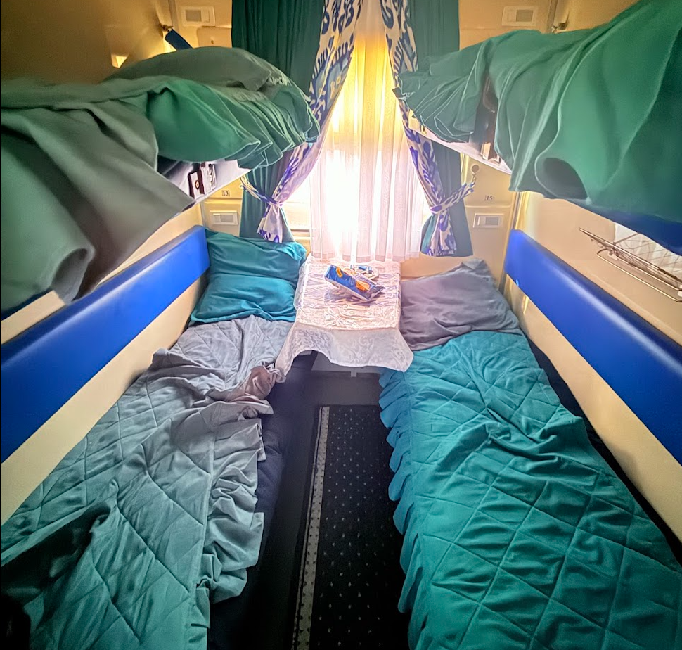 first class train in uzbekistan