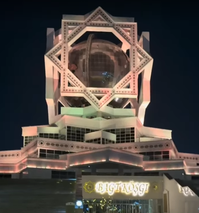 Ashgabat Turkmenistan at night mylifesamovie.com