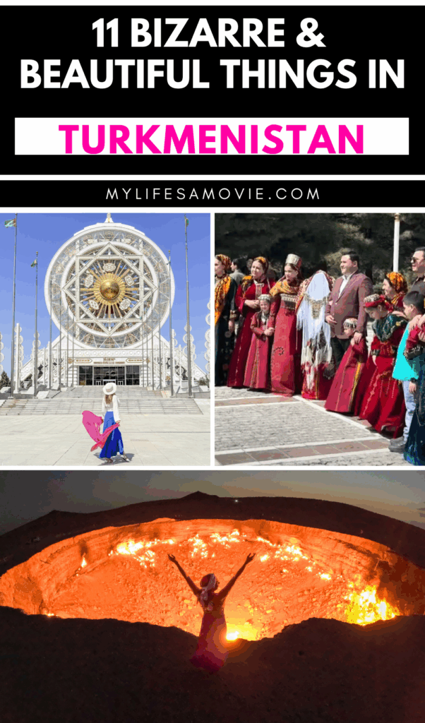 Here's 11 Bizarre yet Beautiful things to witness in Turkmenistan, from the All-White city of Ashgabat, to the Door to Hell! MyLifesAMovie.com