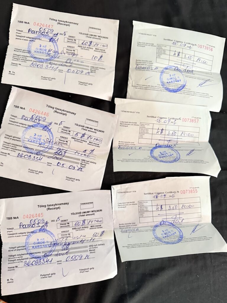 how to get the turkmenistan visa