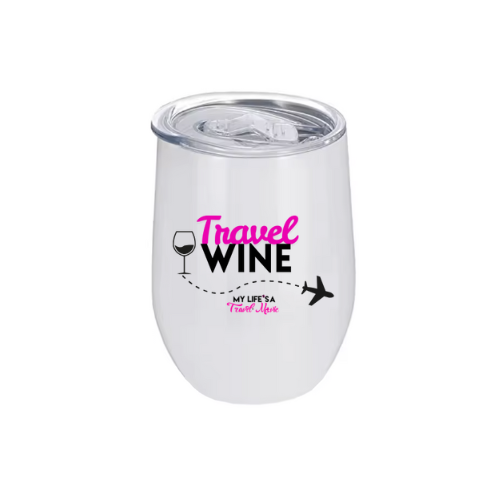 Holiday gifts for travelers - travel wine tumbler