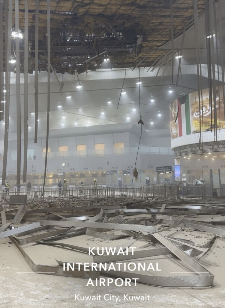 Kuwait airport drone attack - Alyssa Ramos @mylifesatravelmovie mylifesamovie.com