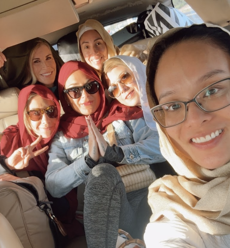 Scared but starting the land transfer out of Kuwait - Alyssa Ramos @mylifesatravelmovie mylifesamovie.com