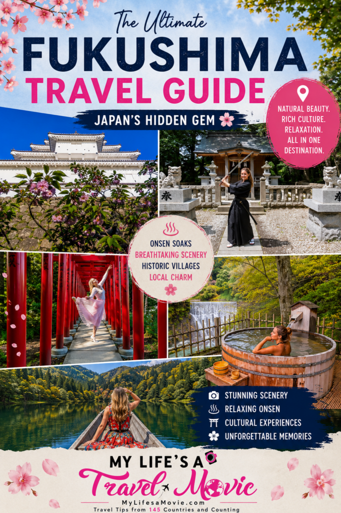 Here's the ultimate Fukushima Japan travel guide and itinerary! Do not miss this hidden gem that's only about 2 hours from Tokyo! It's peaceful, authentic, and full of nature and well preserved culture! From Samurai classes to Onsens, it really has it all!