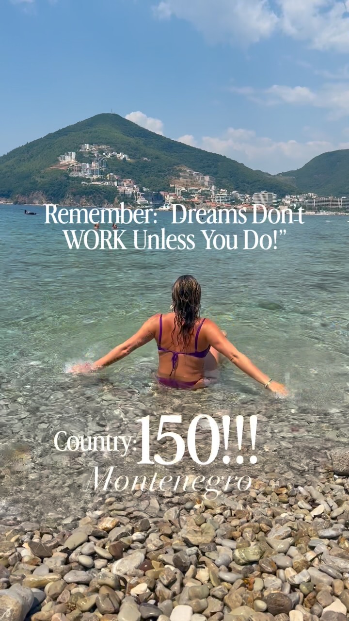 Traveling was not a possibility for me when I was younger, yet now I’ve reached my 150th country (out of the 197 list which includes Kosovo)!! It has taken me 12 years, I’ve done most of them solo, and many have been collaborations that I received or pitched, but anything else, including most flights was solely paid for by myself, and here’s how I did it:

(But first! Comment “TRAVEL” and I’ll send you links to my tips for making money while traveling, how to play flight roulette, and also this Balkans roadtrip itinerary!)

14 years ago - I started my blog but it didn’t make much money for a couple years. I used my only money and a credit card to take my first trip.

I was one of the first people to pitch the concept of “free trips in exchange for social media posts” and I sent hundreds of them, always landing at least one, but there was still so much to see!

With the money I earned from my blog, paid posts, and my writing for other platforms, I’d go travel but I’d play what I called “flight roulette”, where I pick “anywhere” as the destination, and choose the cheapest flight to somewhere I hadn’t been yet!

As my business grew, I needed to repeat many countries each time year, and now I still travel to an average of 25 countries per year as a traveler-by-trade (influencer/entrepreneur), with the goal of 5-10 new ones each year.

I never thought I’d reach all 197 countries…but now that there’s only 47 left…do I attempt it?!?!

You can see all the countries I’ve been to and written about on my blog using the clickable map on the home page of mylifesamovie.com, or the menu that’s categorized by destination!

As for making money to travel - I have a lot of posts on that and also a course, which teaches techniques for everyone, not just those wanting to be a creator!

And for anyone who DOES want to be a creator or group trip host — my biggest advice is to find a niche personal to you, find your specific audience who can relate, and don’t just copy other people’s techniques, create new ones and stand out! Originality is admirable!! 😁

Thank you everyone who has stayed on this looonnggg journey with me! I can’t