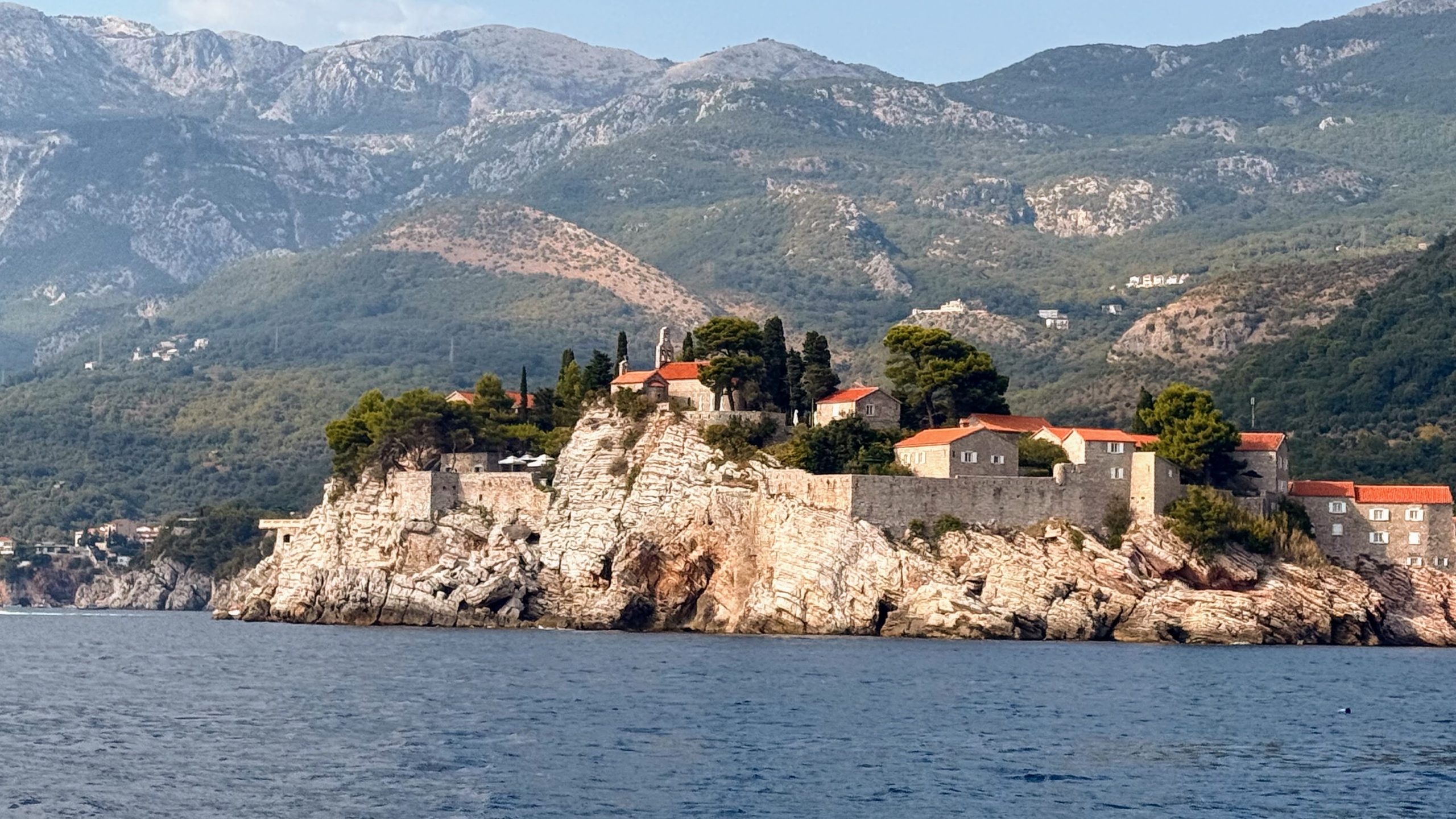 The private island Sveti Stefan in Montenegro