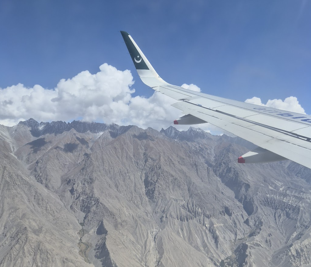 The view from the plane heading to Skardu, Pakistan is both famous and infamous, depending on the weather. MyLifesAMovie.com